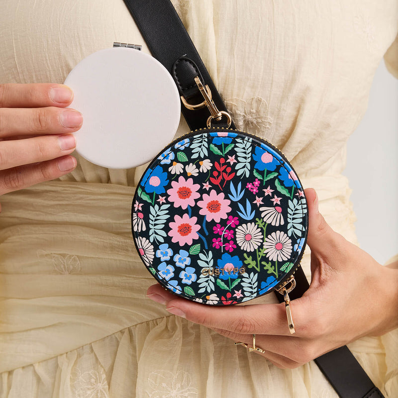 Gale Switzer -ブルームテーマ マグネット付きウォレット クロスボディ iPhoneケース