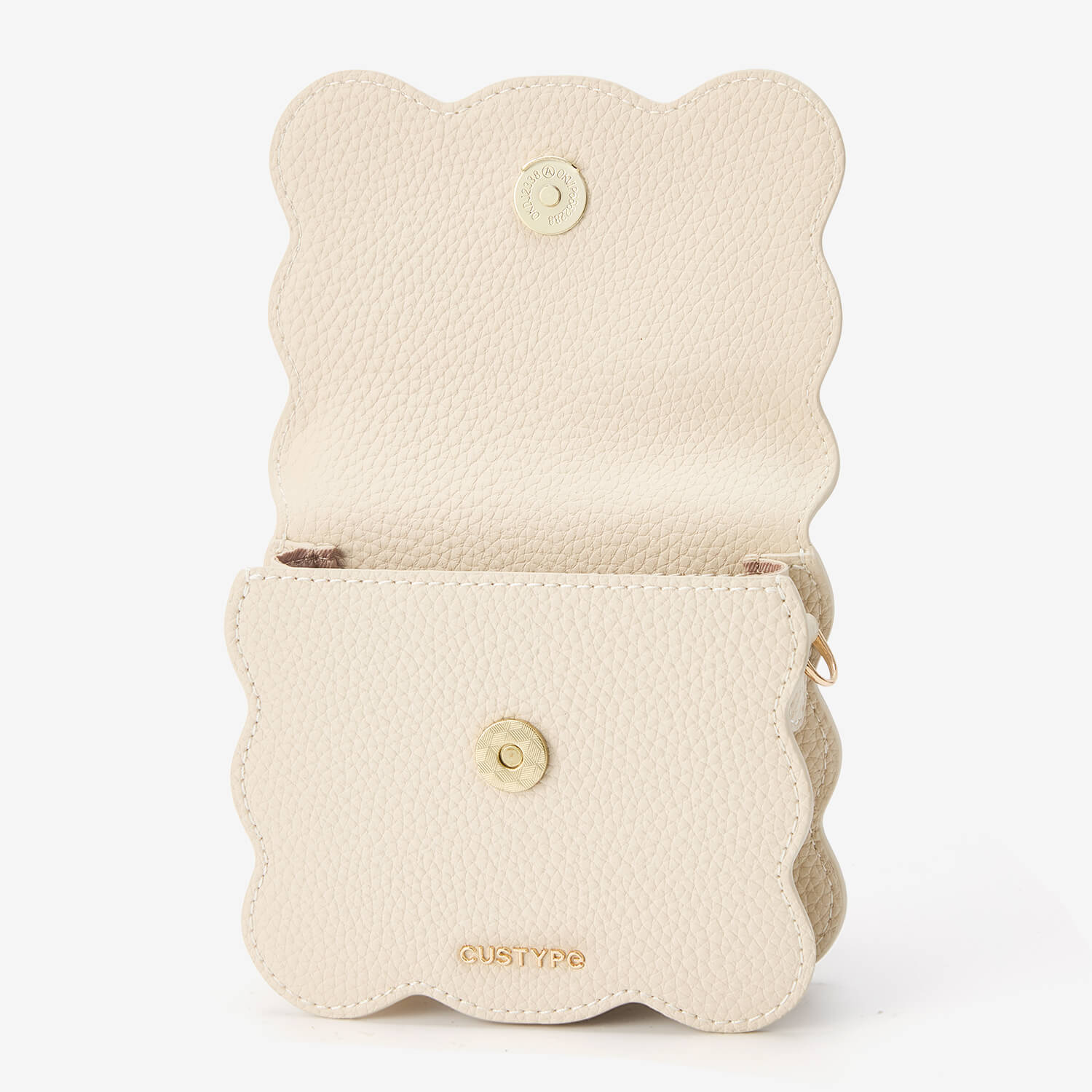 AirPods Pouch- Crossbody Mini Flap Bag-AirPods case-Lychee Pattern Leather Mini Zip Pouch