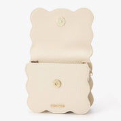 AirPods Pouch- Crossbody Mini Flap Bag-AirPods case-Lychee Pattern Leather Mini Zip Pouch