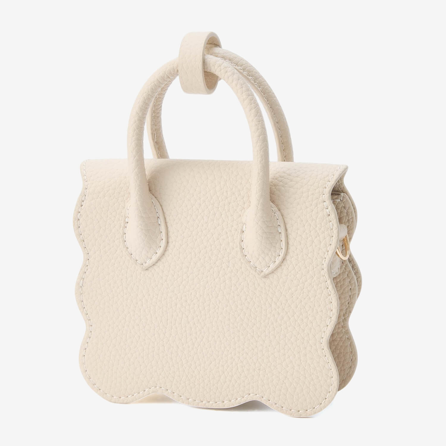 AirPods Pouch- Crossbody Mini Flap Bag-AirPods case-Lychee Pattern Leather Mini Zip Pouch