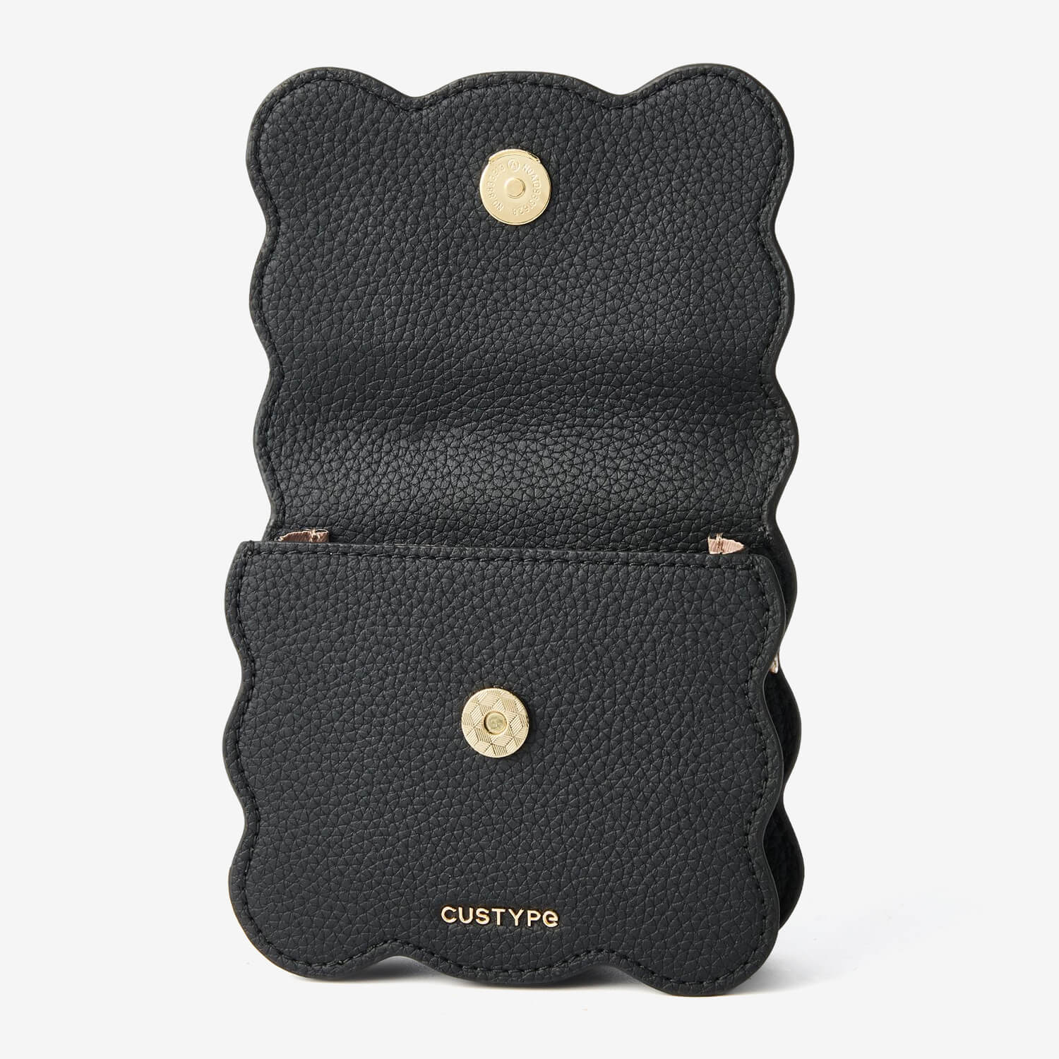 AirPods Pouch- Crossbody Mini Flap Bag-AirPods case-Lychee Pattern Leather Mini Zip Pouch