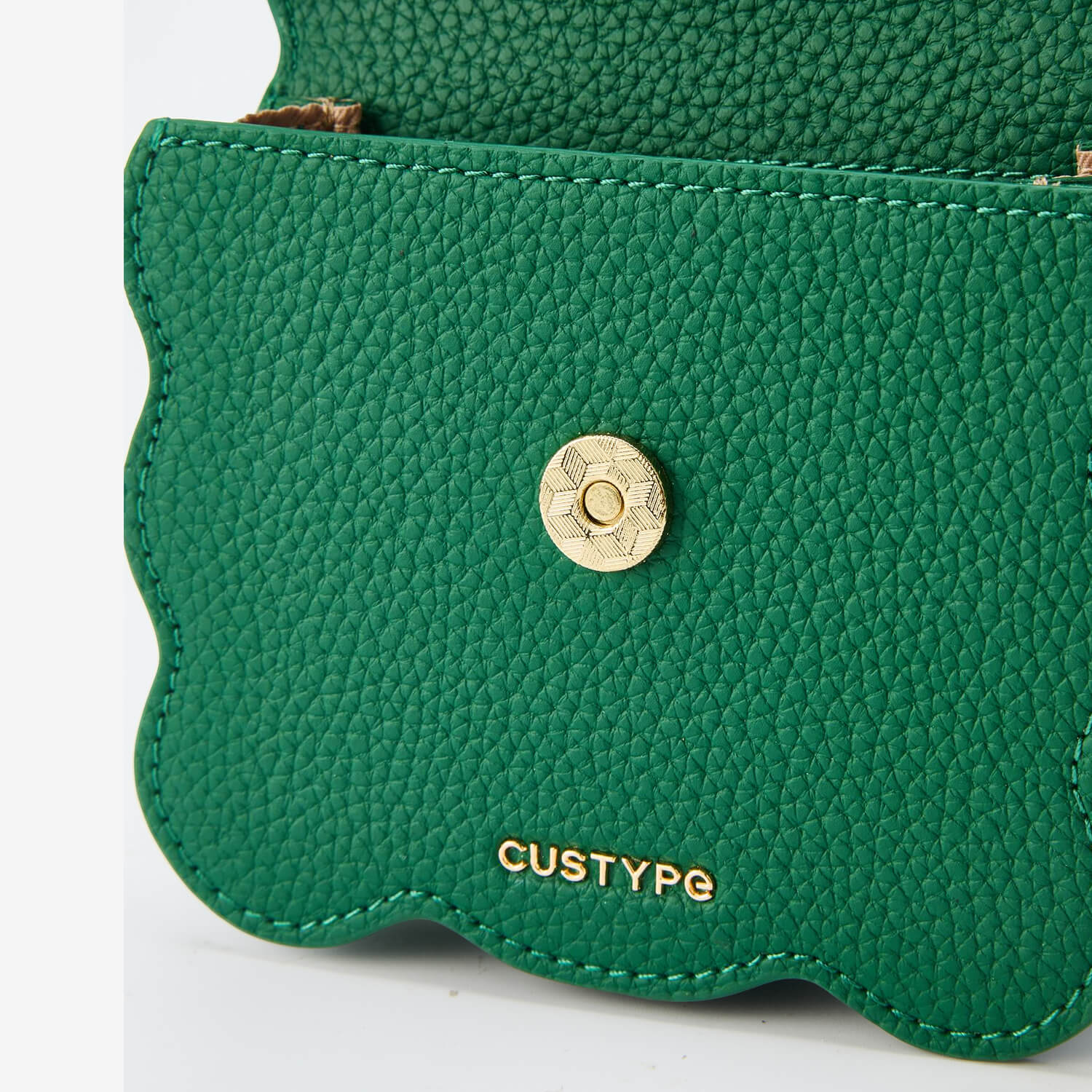 AirPods Pouch- Crossbody Mini Flap Bag-AirPods case-Lychee Pattern Leather Mini Zip Pouch