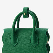 AirPods Pouch- Crossbody Mini Flap Bag-AirPods case-Lychee Pattern Leather Mini Zip Pouch