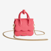 AirPods Pouch- Crossbody Mini Flap Bag-AirPods case-Lychee Pattern Leather Mini Zip Pouch