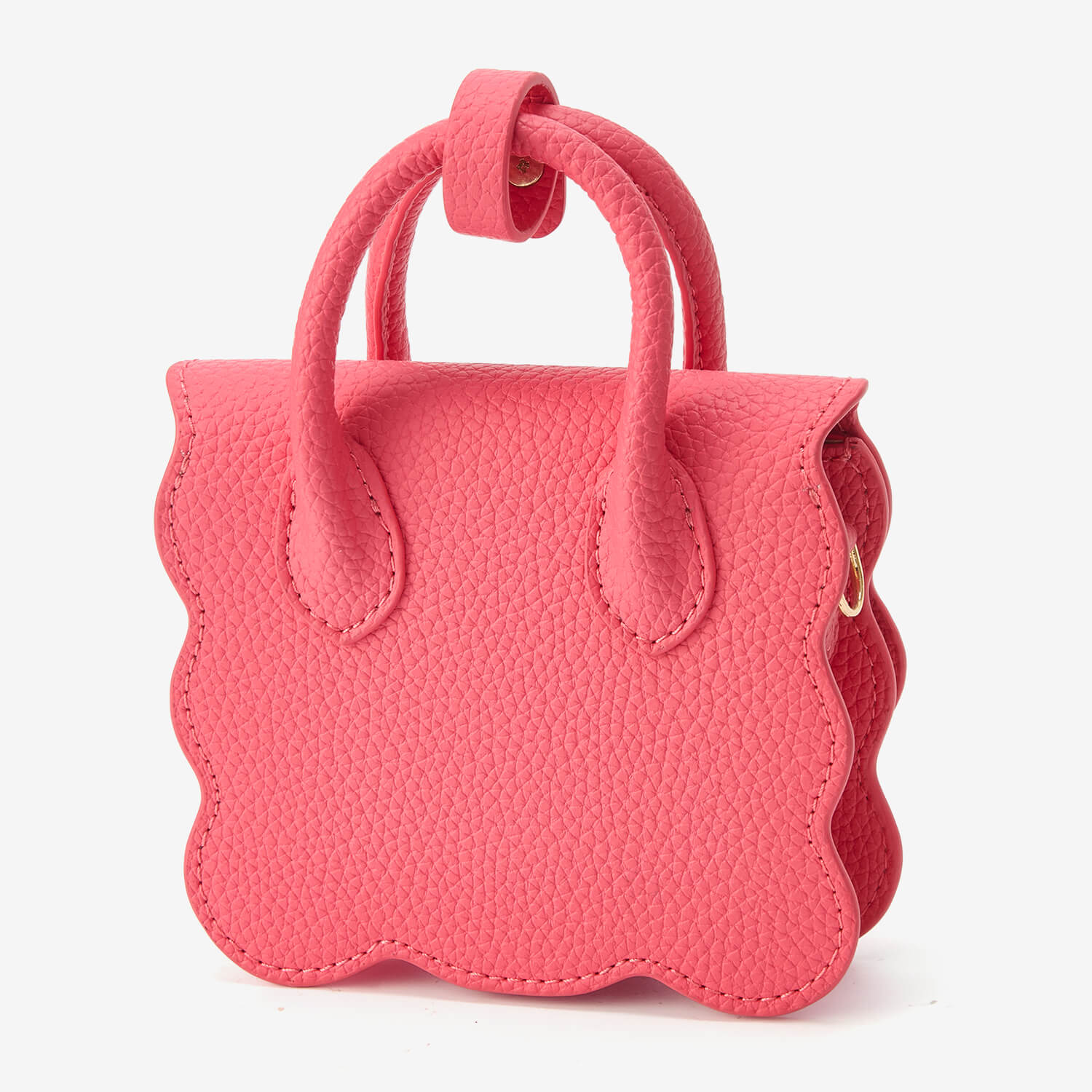 AirPods Pouch- Crossbody Mini Flap Bag-AirPods case-Lychee Pattern Leather Mini Zip Pouch