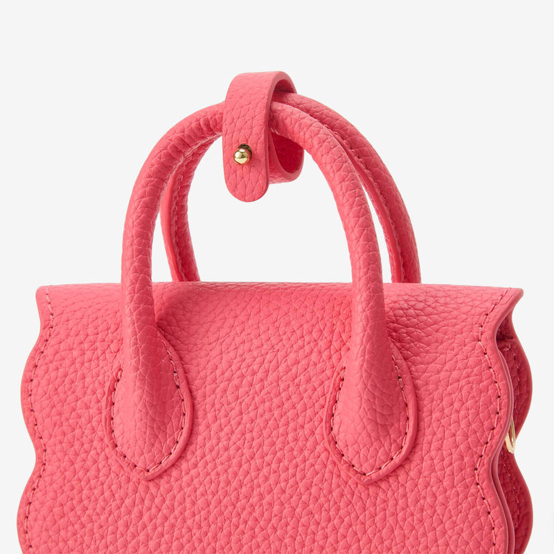 AirPods Pouch- Crossbody Mini Flap Bag-AirPods case-Lychee Pattern Leather Mini Zip Pouch