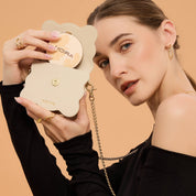 AirPods Pouch- Crossbody Mini Flap Bag-AirPods case-Lychee Pattern Leather Mini Zip Pouch