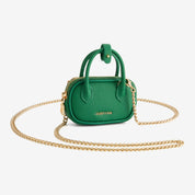 AirPodsポーチ - ライチレザー製ミニジップポーチ（AirPods用）