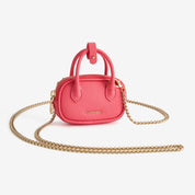 AirPodsポーチ - ライチレザー製ミニジップポーチ（AirPods用）