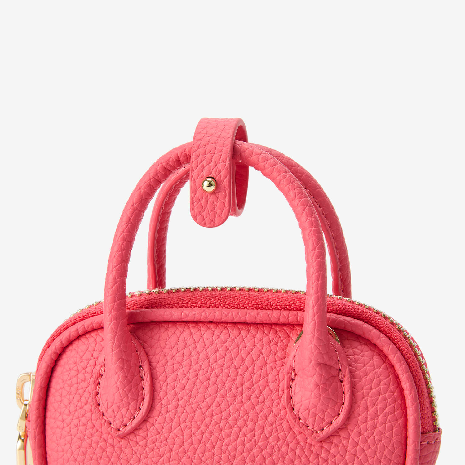 AirPodsポーチ - ライチレザー製ミニジップポーチ（AirPods用）