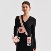 Starlight Gift Box- Flower Phone Case with Wallet & Strap-Mobile Phone Cases-Custype