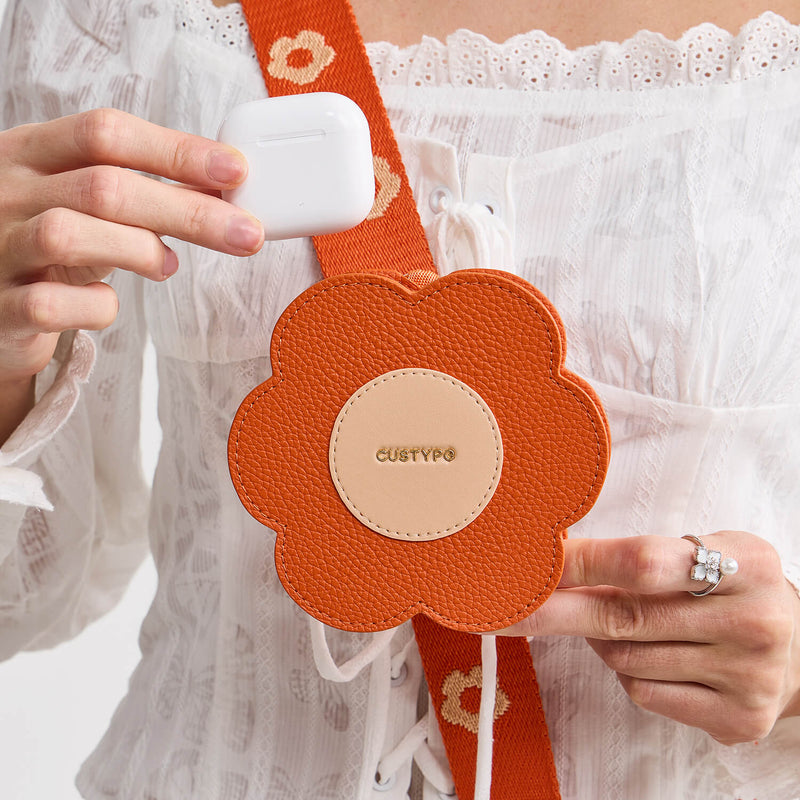 Starlight Gift Box- Flower Phone Case with Wallet & Strap-Mobile Phone Cases-Custype