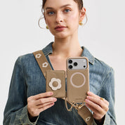 Starlight Gift Box- Flower Phone Case with Wallet & Strap-Mobile Phone Cases-Custype