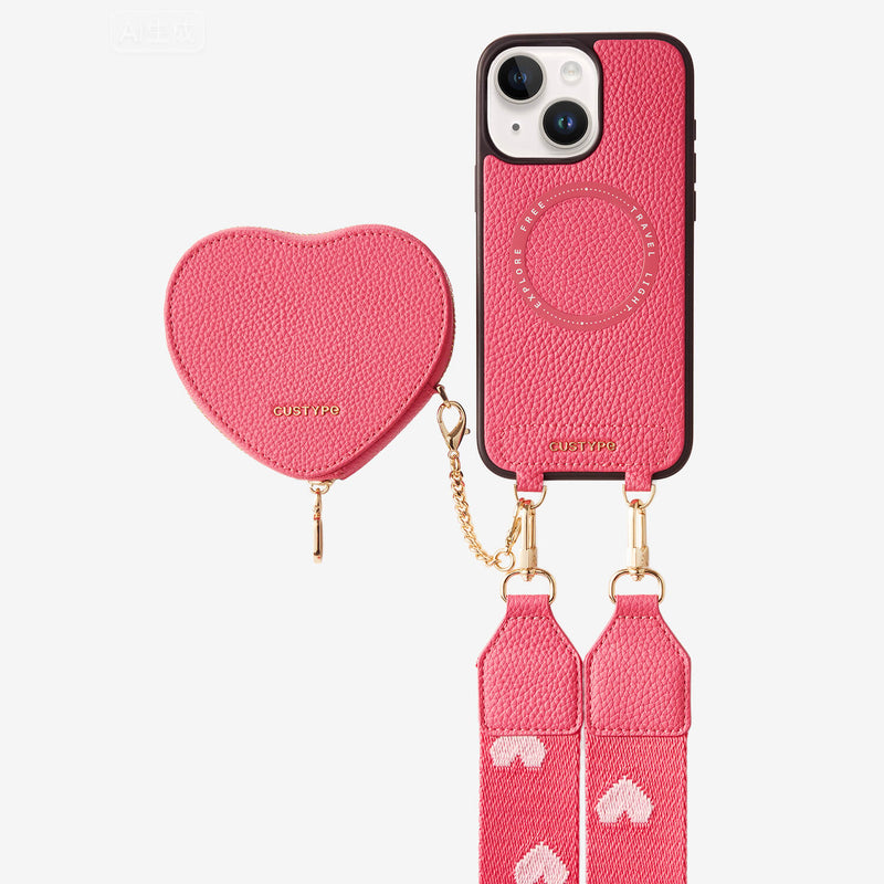 Mobile Phone Cases-Peach Pink-iPhone 15 Plus