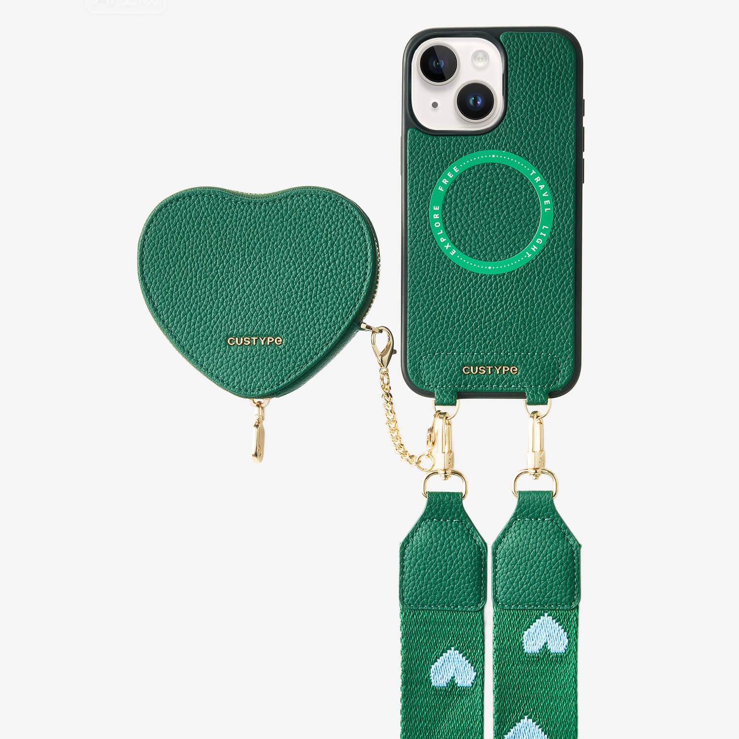 Mobile Phone Cases-Green-iPhone 15 Plus