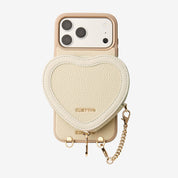 Patch Heart- Crossbody Phone Case with Magnet Heart Pouch