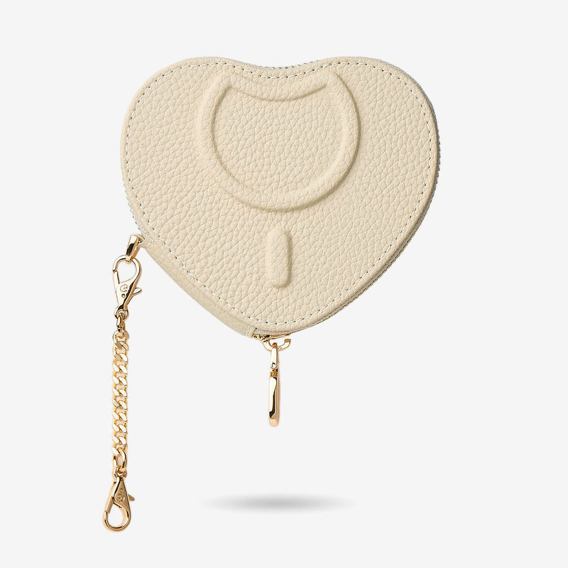 Patch Heart- Crossbody Phone Case with Magnet Heart Pouch