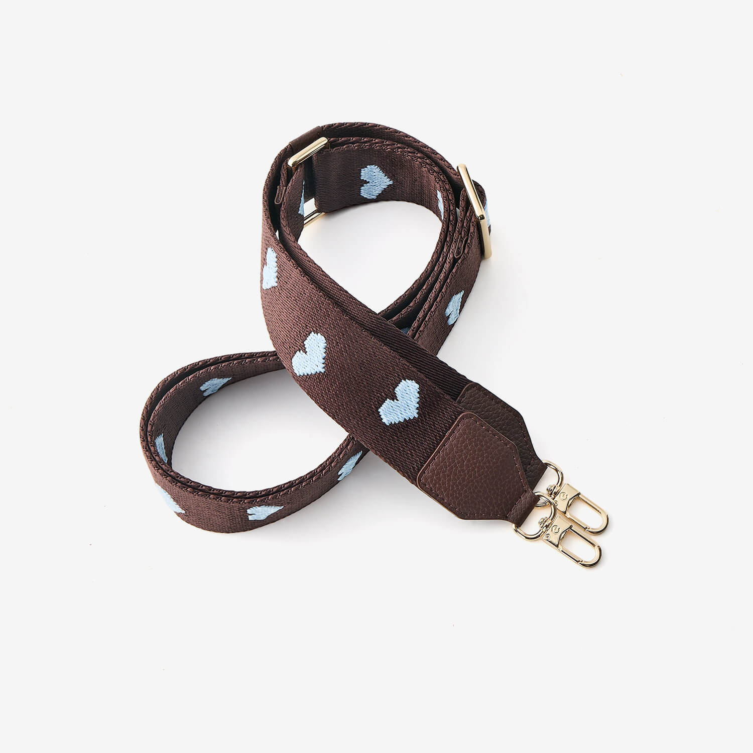 Brown crossbody strap