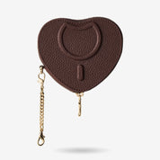 Patch Heart- Crossbody Phone Case with Magnet Heart Pouch - iPhone 15 Plus
