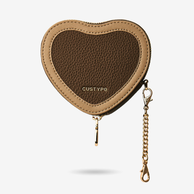 Patch Heart- Crossbody Phone Case with Magnet Heart Pouch