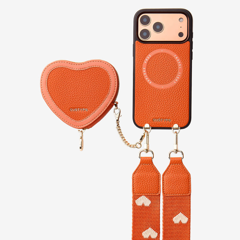 Starlight Gift Box- Morandi Sling iPhone Case with Heart Pouch