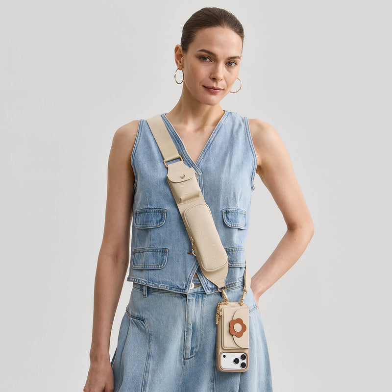 Utility Series- Crossbody Phone Case with Storage & Slim Wallet