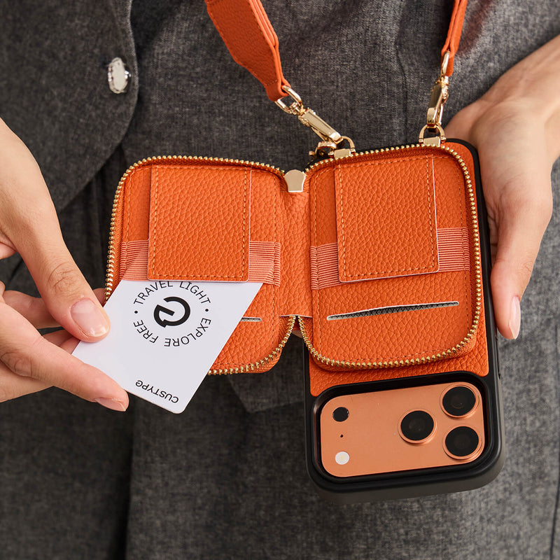 Utility Series- Crossbody Phone Case with Zip Wallet & Glasses Pouch