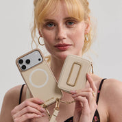 Original Design Set- Crossbody Square Stand Wallet Wireless Charging Phone Case Set-Mobile Phone Cases-Custype