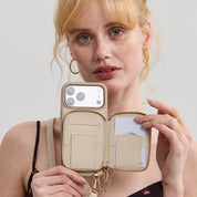 Original Design Set- Crossbody Square Stand Wallet Wireless Charging Phone Case Set-Mobile Phone Cases-Custype