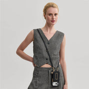 Original Design Set- Crossbody Square Stand Wallet Wireless Charging Phone Case Set-Mobile Phone Cases-Custype