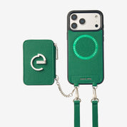 Silver Edge Kit- Magnetic Crossbody E-stand Wallet Case for Walking-Mobile Phone Cases-CUSTOMIZED SERVICE