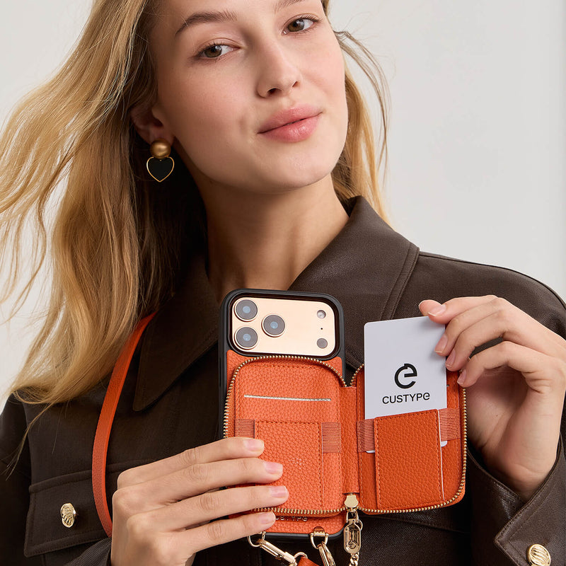 crossbody phone case With Card Holder iphone17pro max