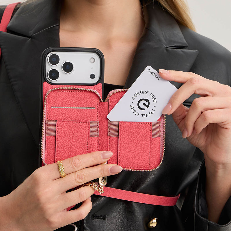 crossbody phone case With Card Holder iphone17pro max