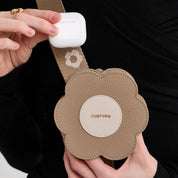 Flower Hush- Crossbody Wallet Phone Case with Stand