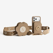 Flower Hush- Crossbody Wallet Phone Case with Stand-Custype