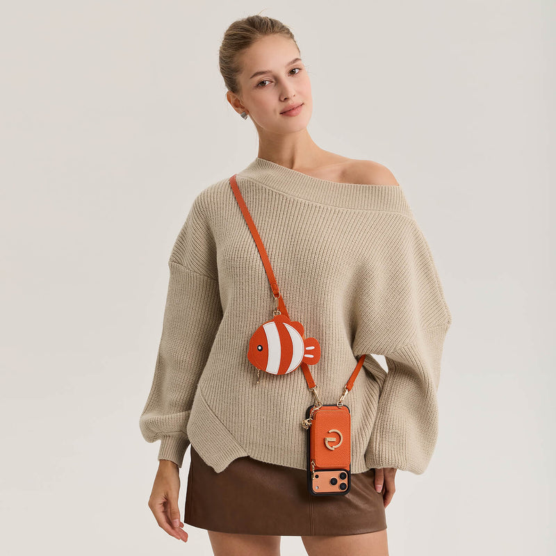 Buddy Kit- Cute Animals Round Pouch with Zipper