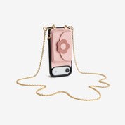 Delicate Metal Chain- Slim Wallet Phone Case with Crossbody Chain