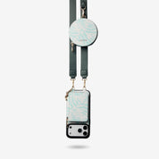 Jasmine- Nature Theme Designer iPhone Crossbody Case with Card Holder