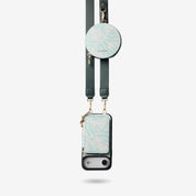 Jasmine- Nature Theme Designer iPhone Crossbody Case with Card Holder