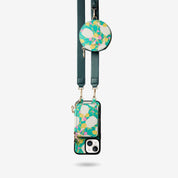 Jasmine- Nature Theme Designer iPhone Crossbody Case with Card Holder