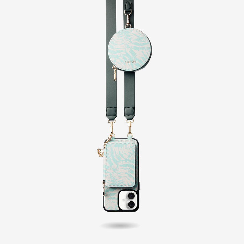 Jasmine- Nature Theme Designer iPhone Crossbody Case with Card Holder - iPhone 17