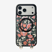 Jasmine- Nature Theme Designer iPhone Crossbody Case with Card Holder