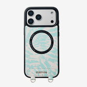 Jasmine- Nature Theme Designer iPhone Crossbody Case with Card Holder