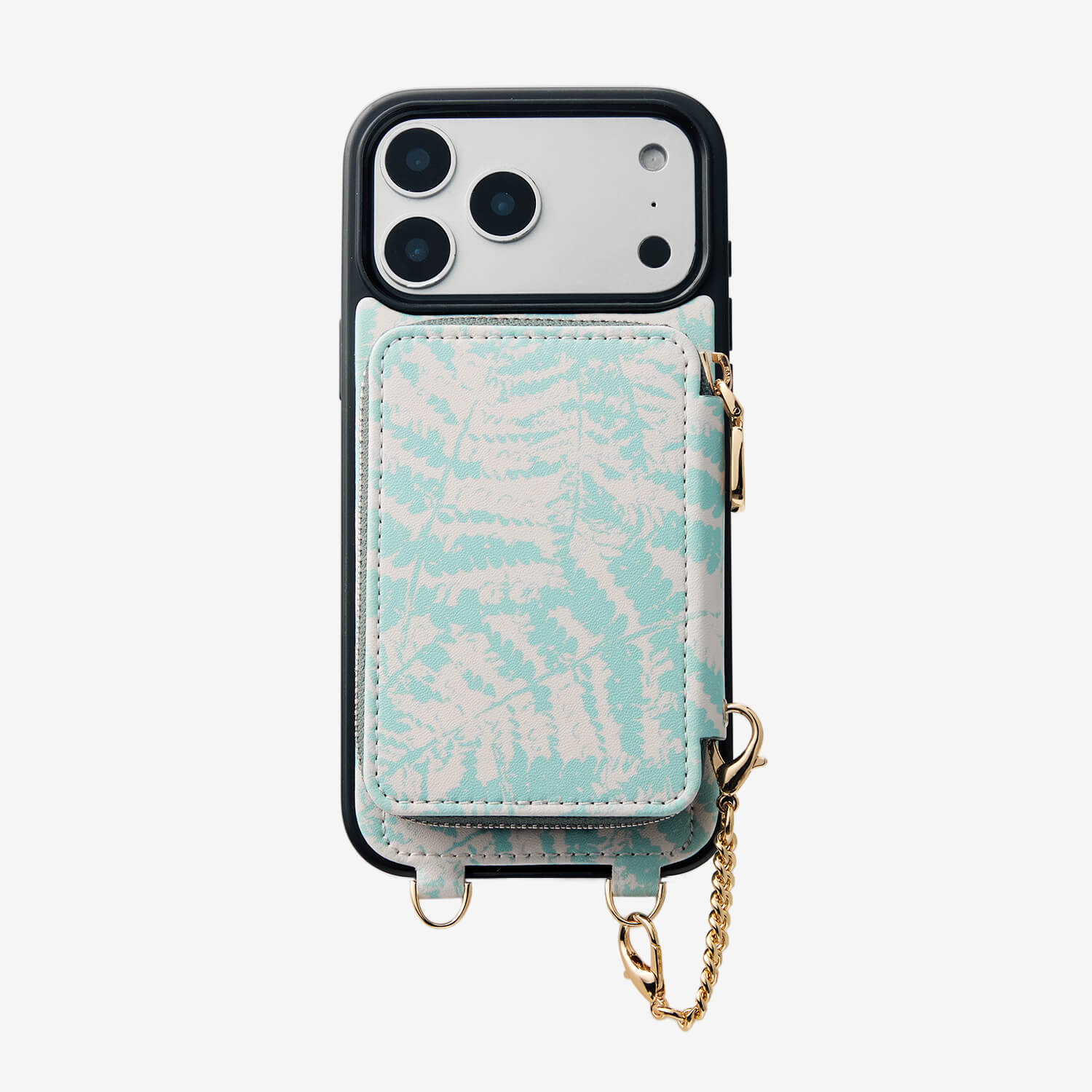 Jasmine- Nature Theme Designer iPhone Crossbody Case with Card Holder