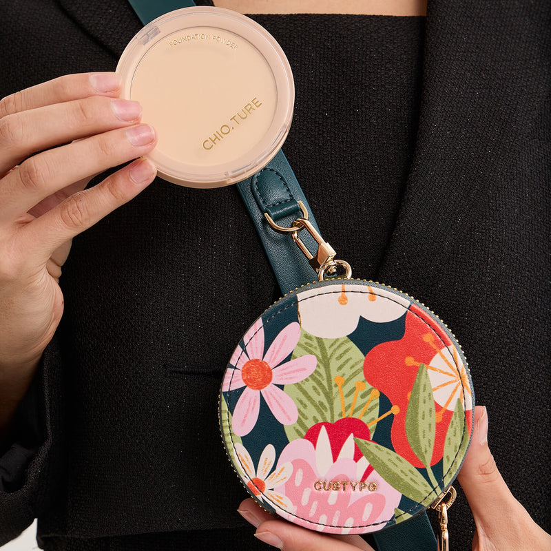 Jasmine- Nature Theme Designer iPhone Crossbody Case with Card Holder