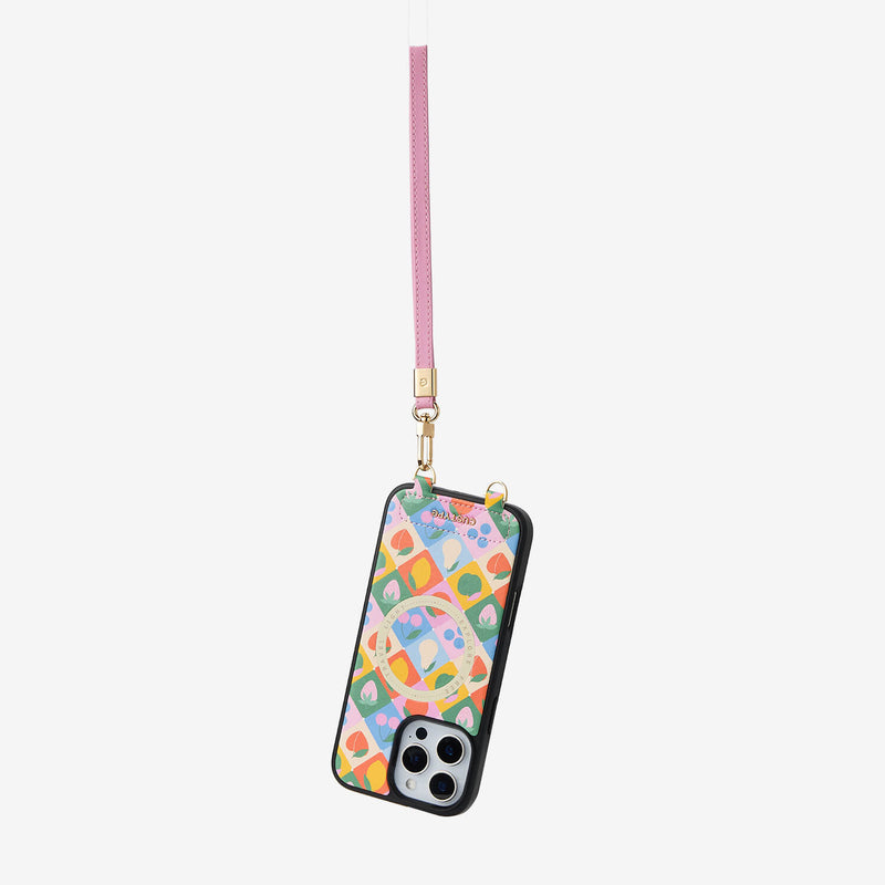 phone case with wristlet