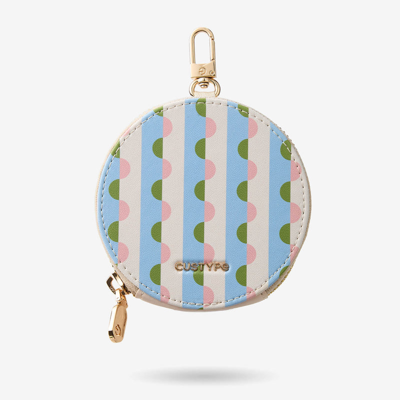 circle coin pouch