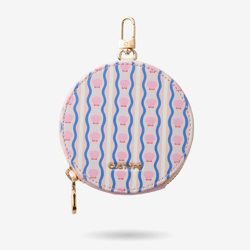 round makeup pouch