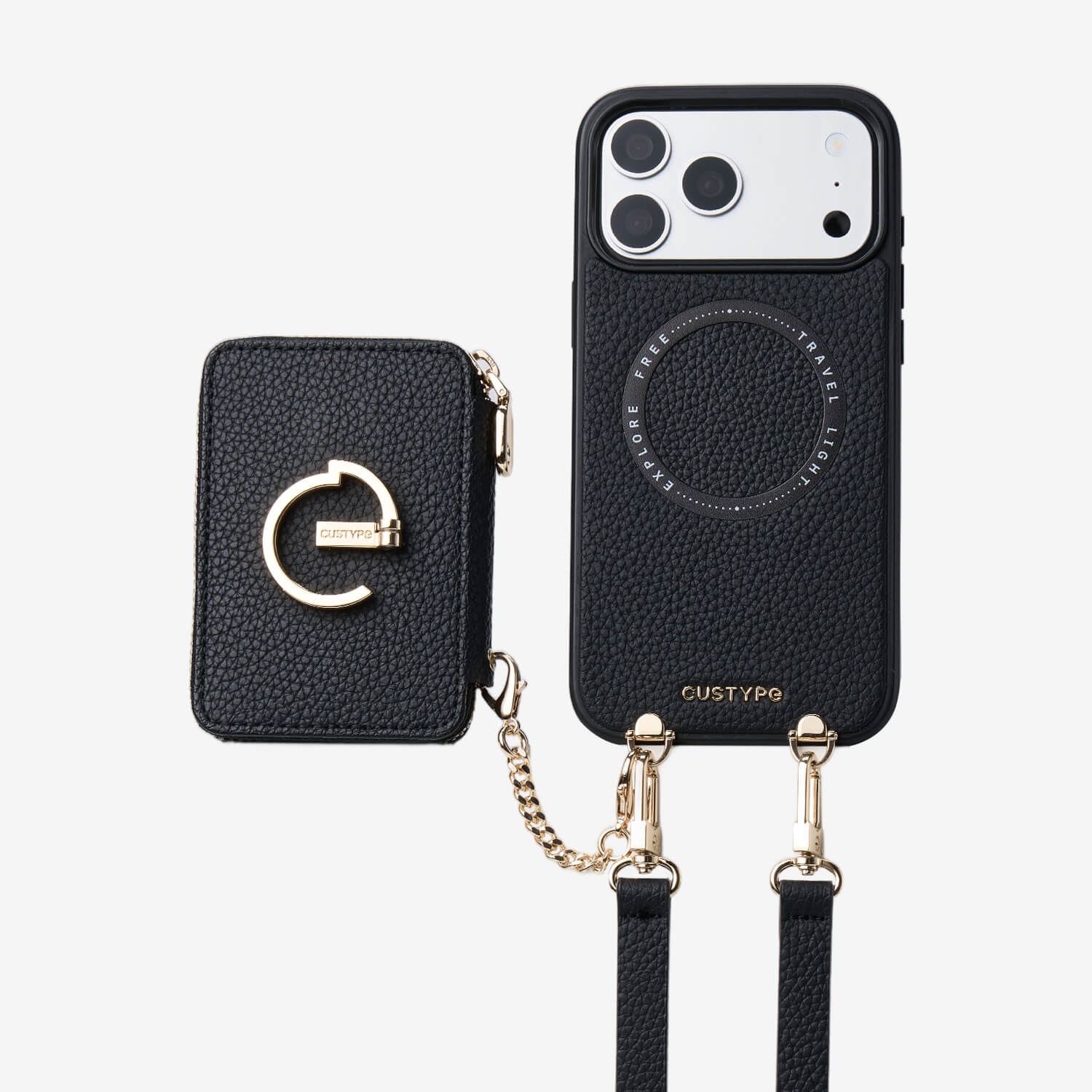 Original Design Set- Detachable Magsafe Crossbody Wallet Phone Case Set For Travel