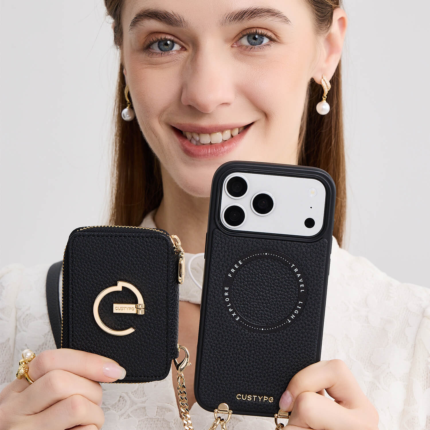 Custype 取り外し可能なワイヤレス充電 取り外し可能な Magsafe クロス